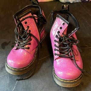 Dr.Martens toddler size 7 1460 glitter boot